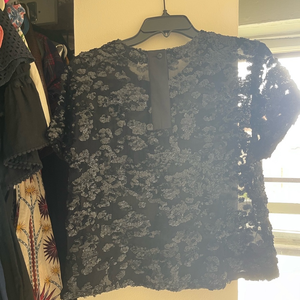 Fun Rag And Bone Sequin Shift Top - image 3